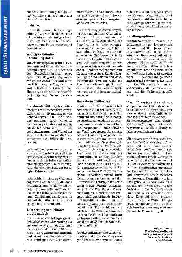 Vorschauseite 3: Ganzheitlicher Ansatz für Patientensicherheit