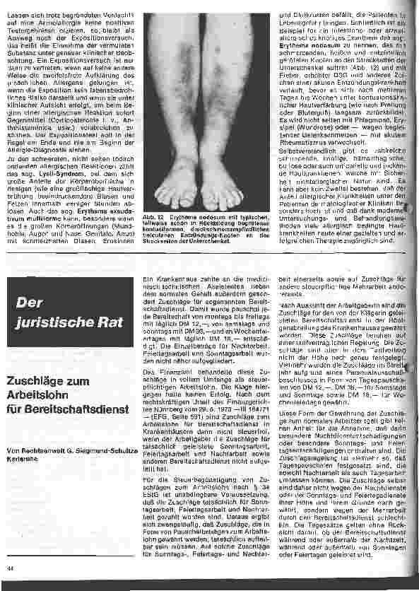 Vorschauseite 1: Zuschläge zum Arbeitslohn für Bereitschaftsdienst