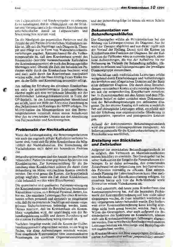 Vorschauseite 4: Strategische Überlegungen der Krankenhausleitung aufgrund der neuen BPlfV