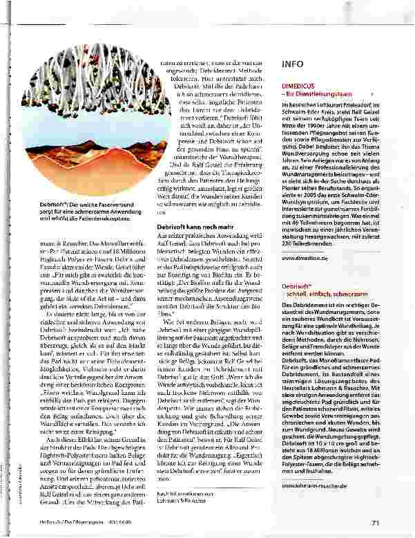 Vorschauseite 2: Vernetztes Wundmanagement