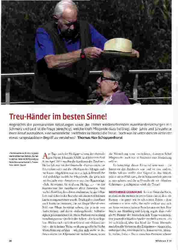 Vorschauseite 1: Treu-Händer im besten Sinne!