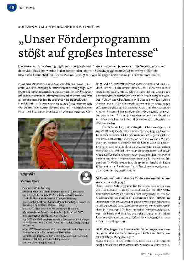Vorschauseite 1: Unser Förderprogramm stößt auf großes Interesse