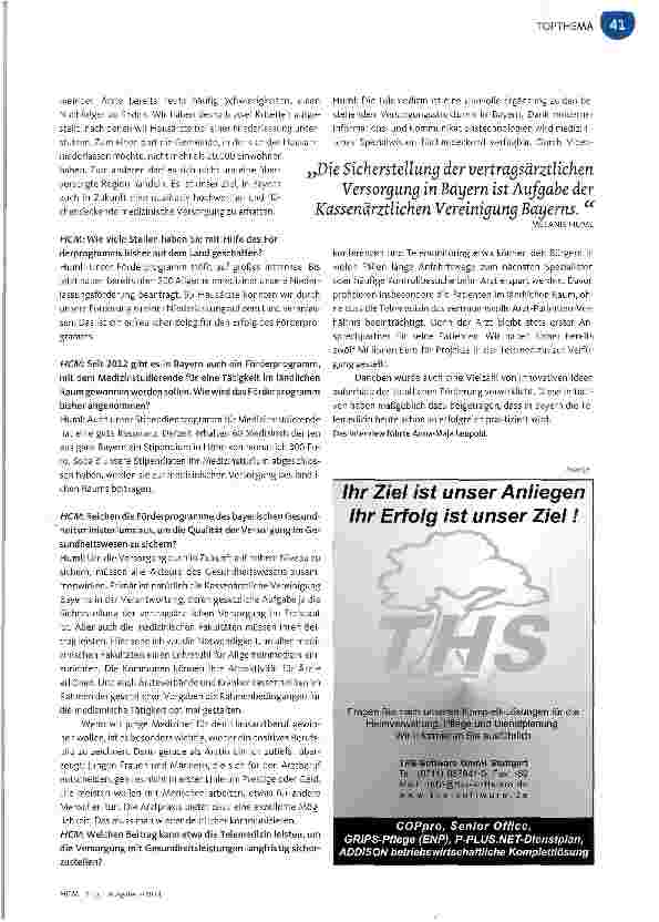 Vorschauseite 2: Unser Förderprogramm stößt auf großes Interesse