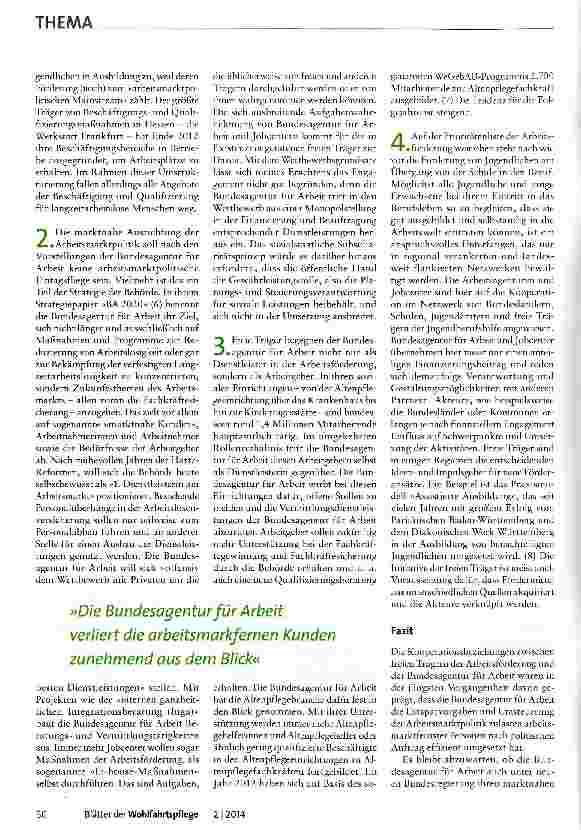 Vorschauseite 2: Problematische Kooperation