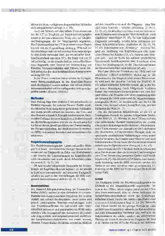 Vorschauseite 2: Bildgebende Verfahren in der Kopf-Hals-Diagnostik