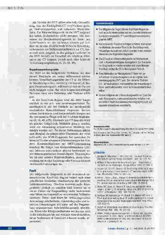 Vorschauseite 6: Bildgebende Verfahren in der Kopf-Hals-Diagnostik