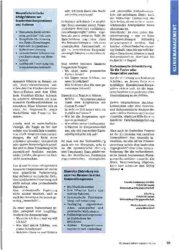 Vorschauseite 3: Im Verbund liegt die Zukunft