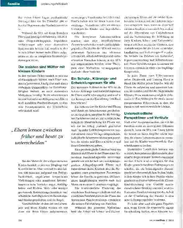 Vorschauseite 2: Schutz für die Kinder -neue Chancen für Familien