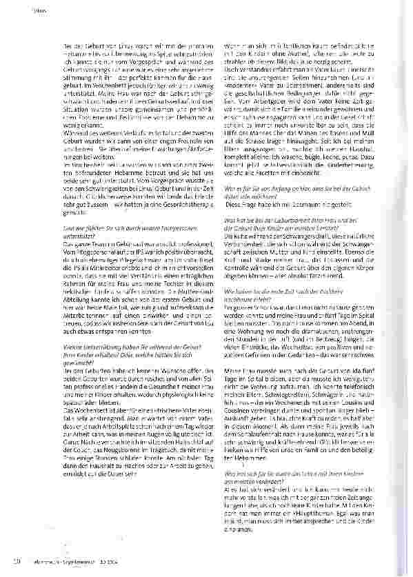 Vorschauseite 3: Die Kraft und Stärke meiner Frau haben mich sehr berührt