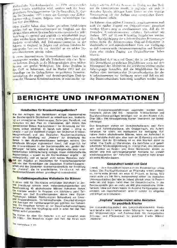 Vorschauseite 3: Möglichkeiten einer internationalen Arbeitsteilung und eines Datenaustausches auf dem Gebiet der Literarturdokumentation für das. .. .. ..