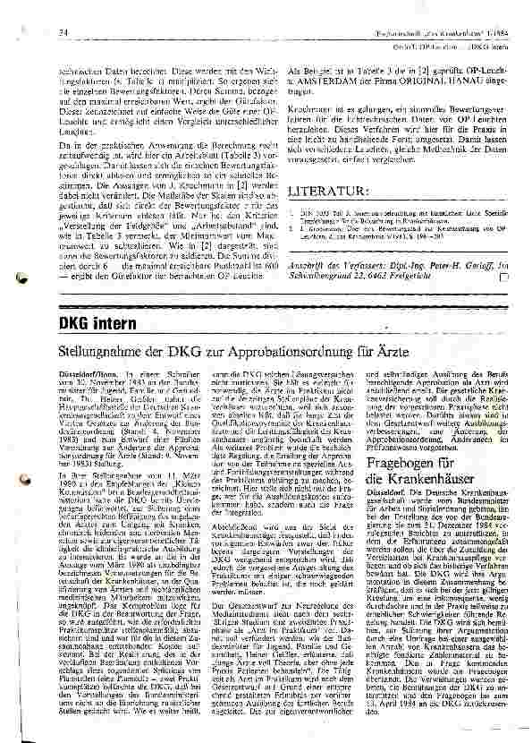 Vorschauseite 5: Bestimmen des lichttechnischen Gütefaktors von Operationsleuchten