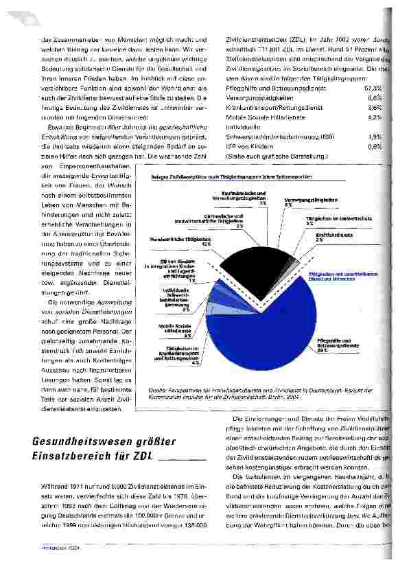Vorschauseite 4: Quo vadis Zivildienst? Perspektiven für Freiwilligkeitsdienste in Deutschland