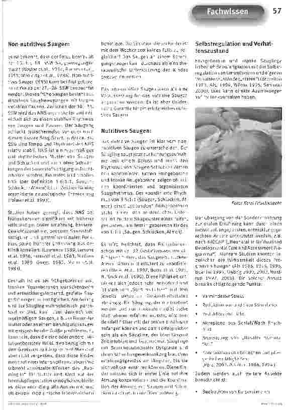 Vorschauseite 2: Die Bereitschaft zum TrinkenEntwicklungsbedingte anatomische und physiologische Überlegungen