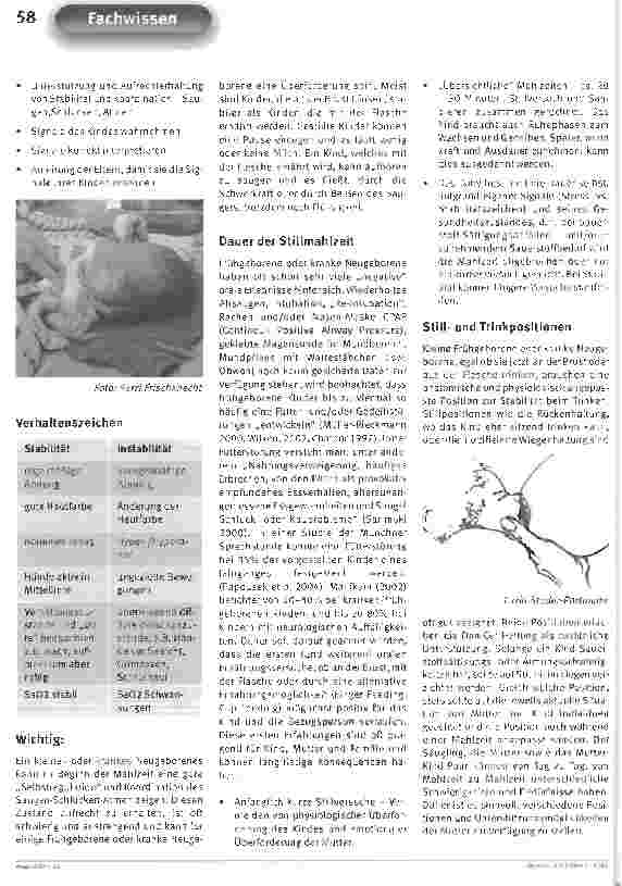 Vorschauseite 3: Die Bereitschaft zum TrinkenEntwicklungsbedingte anatomische und physiologische Überlegungen