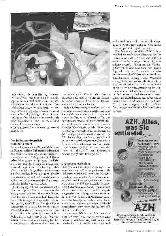Vorschauseite 3: Die Hebamme als Begleiterin beim Übergang zur Elternschaft