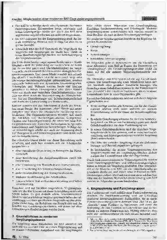 Vorschauseite 2: Möglichkeiten einer modernen BAT-Eingruppierungssystematik