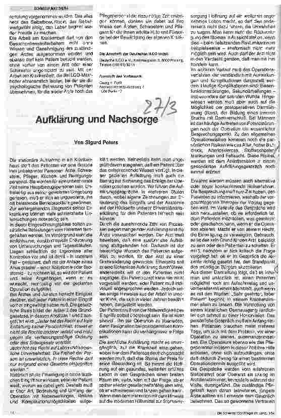 Vorschauseite 3: Selbstdarstellung der Selbsthilfevereinigung Deutsche ILCO