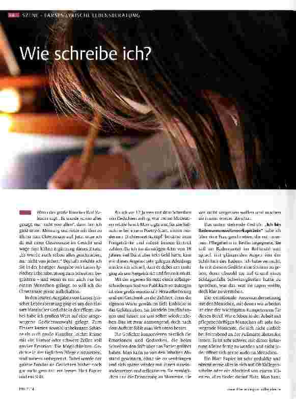 Vorschauseite 1: Wie schreibe ich?