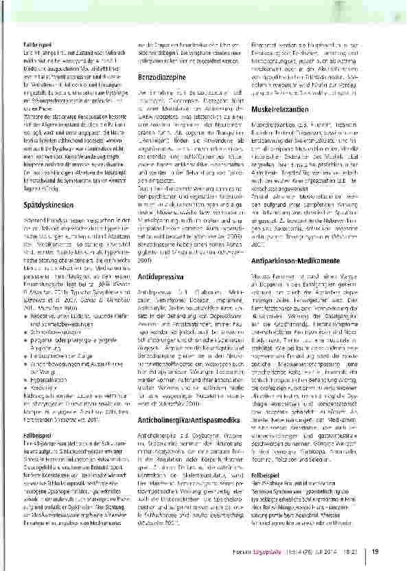 Vorschauseite 2: Medikamentenassoziierte Schluckstörungen