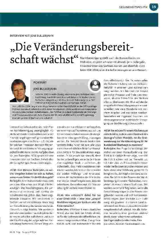 Vorschauseite 1: Die Veränderungsbereitschaft wächst