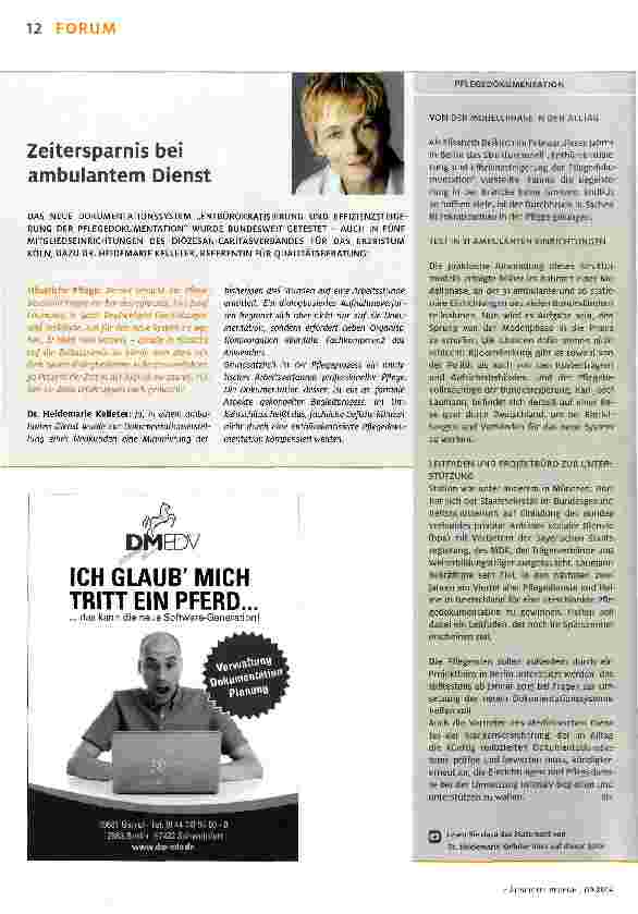 Vorschauseite 1: Zeitersparnis bei ambulantem Dienst