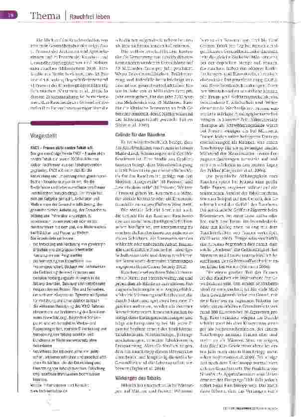 Vorschauseite 3: Frauen rauchen anders