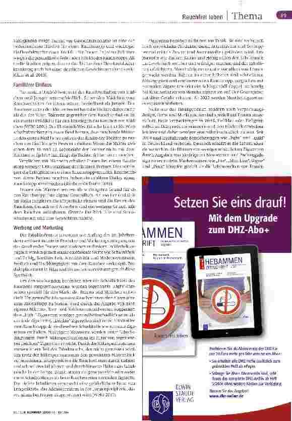 Vorschauseite 4: Frauen rauchen anders