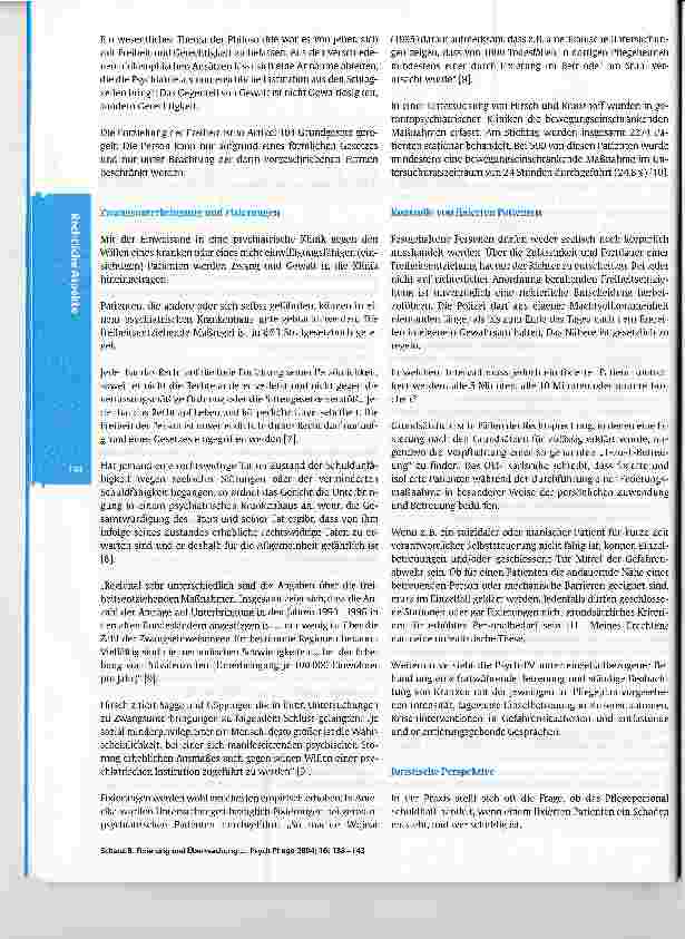 Vorschauseite 3: Fixierung und Überwachung von fixierten Patienten