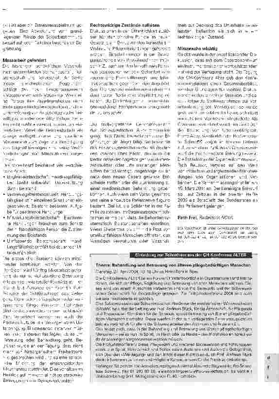 Vorschauseite 2: Vom Vormundschaftsrecht zum Erwachsenenschutzrecht