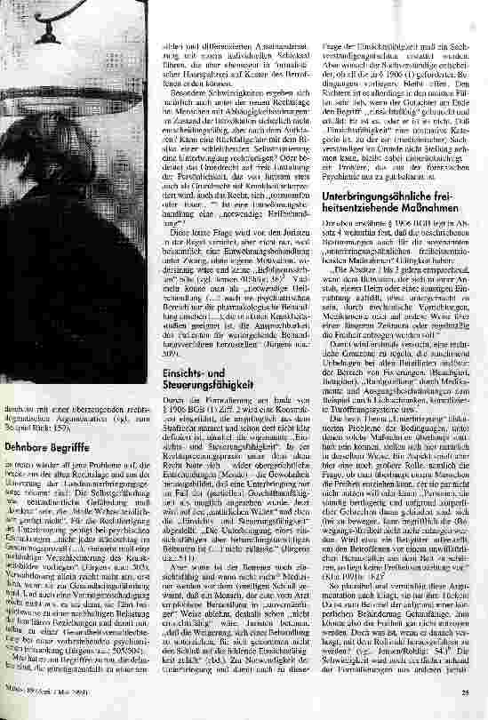 Vorschauseite 4: Zwei Jahre Betreuungsrecht Eine kritische Bestandsaufnahme