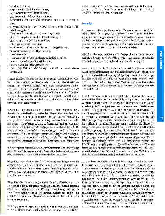 Vorschauseite 2: Vorbereitung zur Einführung von Pflegediagnosen in der Psychiatrie