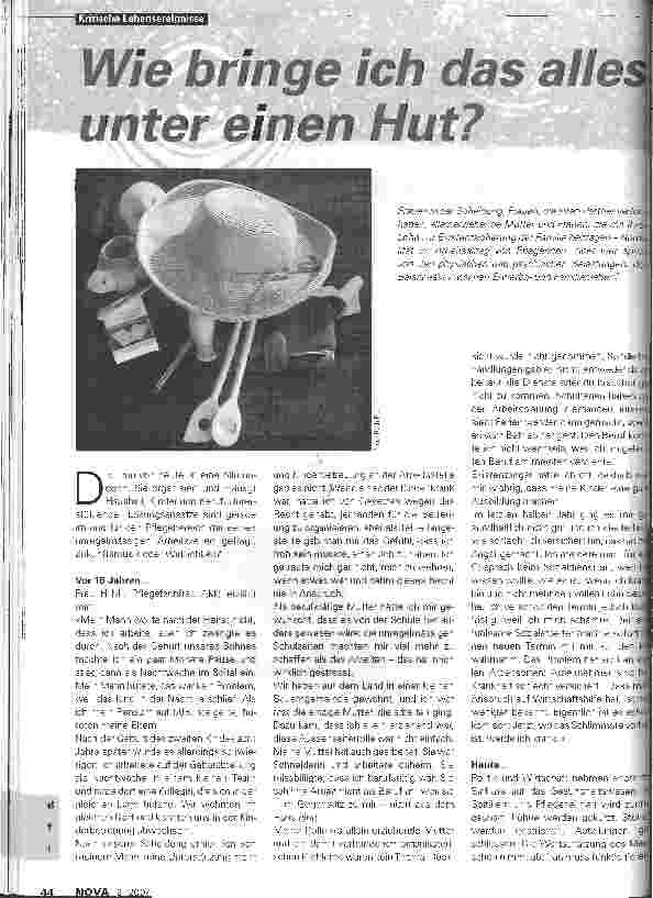 Vorschauseite 1: Wie bringe ich das alles unter einen Hut?