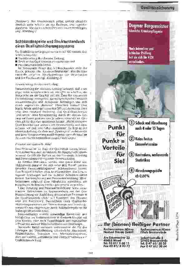 Vorschauseite 3: Häusliche Pflege nach Norm Die Bedeutung der DIN ISO 9 004 für die Qualität der Leistung in ambulanten Diensten