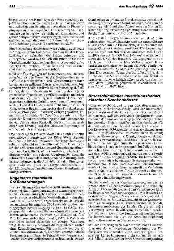 Vorschauseite 5: Saatliche Verantwortung und Krankenhausversorgung- Argumente für das duale Finanzierungssystem