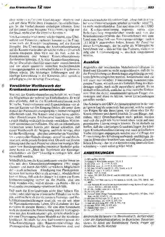 Vorschauseite 6: Saatliche Verantwortung und Krankenhausversorgung- Argumente für das duale Finanzierungssystem
