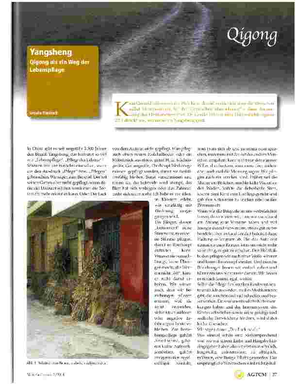 Vorschauseite 1: Yangsheng