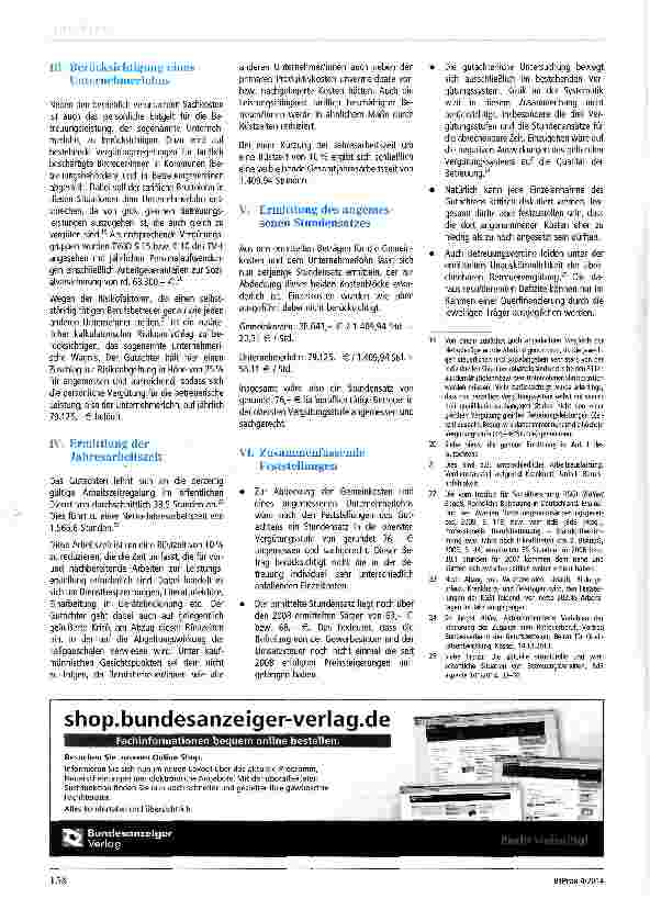 Vorschauseite 3: Ermittlung einer angemessenen Betreuervergütung im Rahmen des bestehenden Vergütungssystems