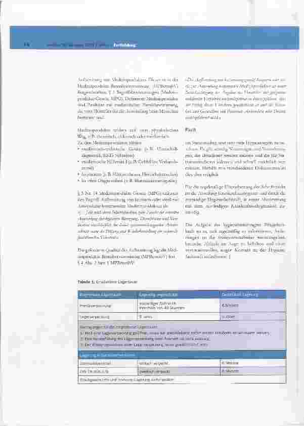 Vorschauseite 6: Hygienemanagement im stationären Bereich