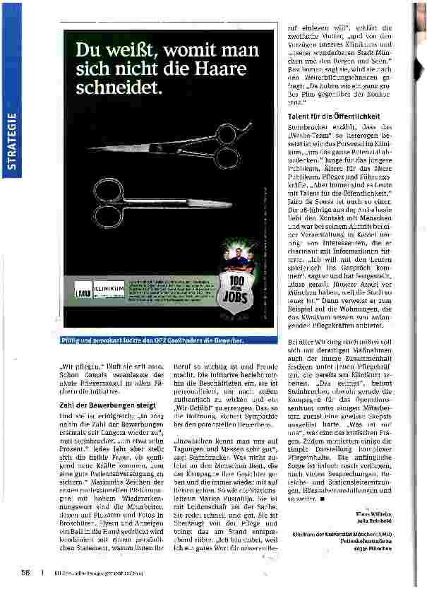 Vorschauseite 3: Gesundheit braucht Pflege