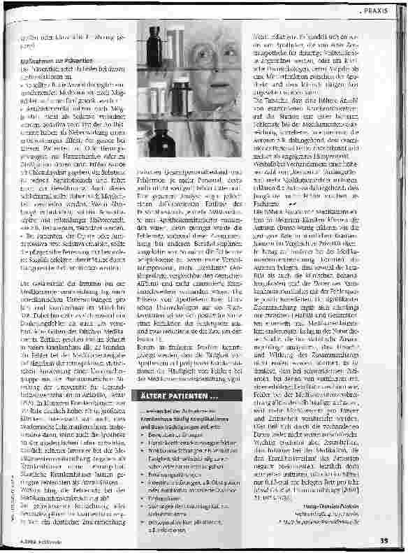 Vorschauseite 2: Risiken der Medikation Prävention iatrogener Erkrankungen, Teil 1