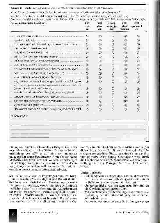 Vorschauseite 6: Beurteilung der Facharztweiterbildung durch Ärzte in Weiterbildung anhand eines validierten Fragebogens