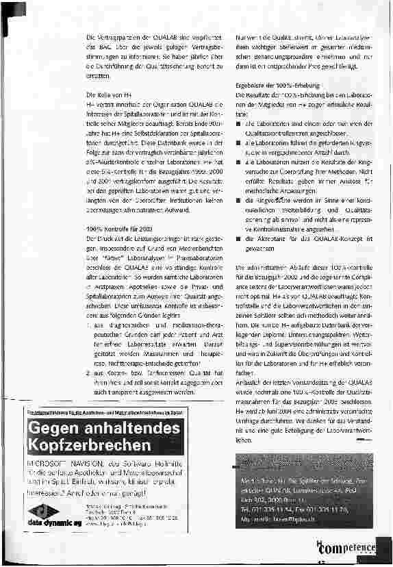 Vorschauseite 2: QUALAB - Qualitätssicherung im medizinischen Labor