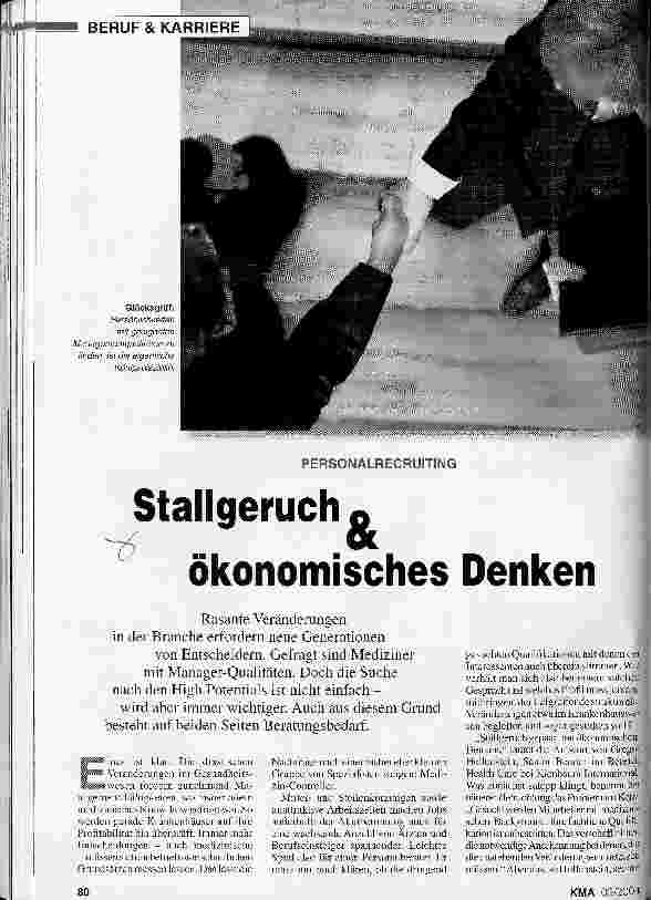 Vorschauseite 1: Personalrecruiting: Stallgeruch & ökonomisches Denken