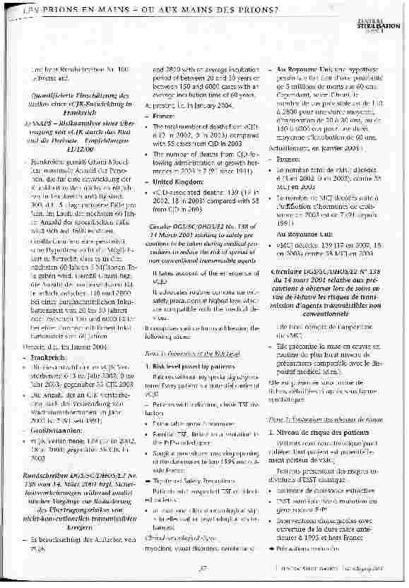 Vorschauseite 4: Französische Empfehlungen zur Aufbereitung von Instrumenten
