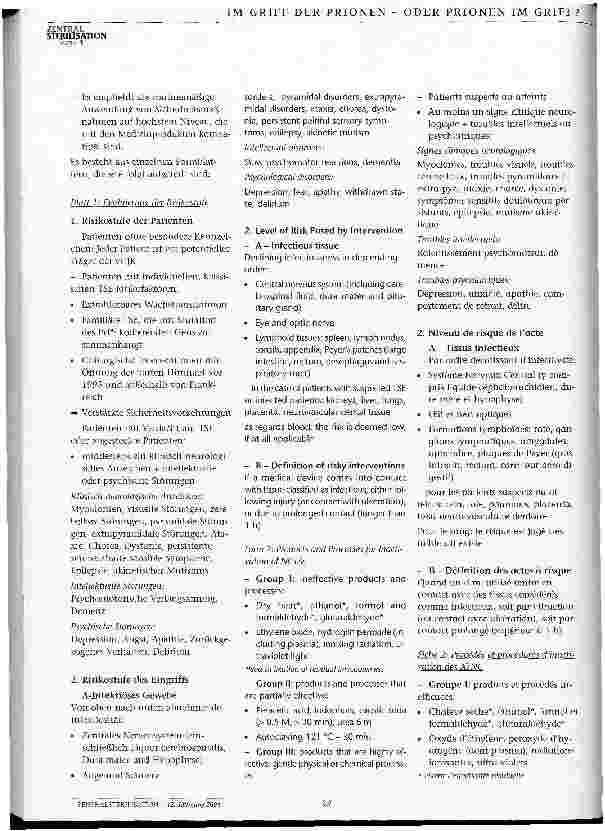 Vorschauseite 5: Französische Empfehlungen zur Aufbereitung von Instrumenten