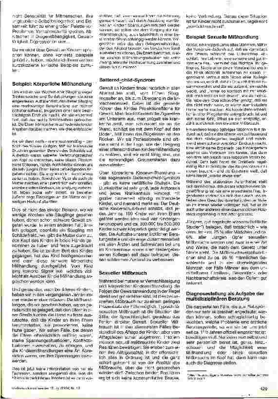 Vorschauseite 2: Das mißhandelte und vernachlässigte Kind Konzept einer ärztlichen Beratungsstelle