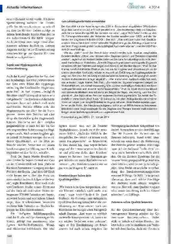 Vorschauseite 3: G-DRG-System und Qualität im Fokus