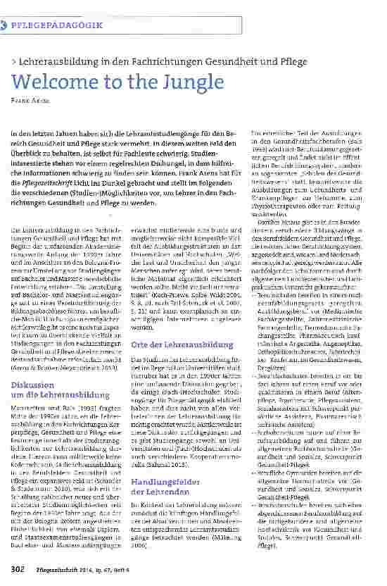 Vorschauseite 1: Welcome to the Jungle