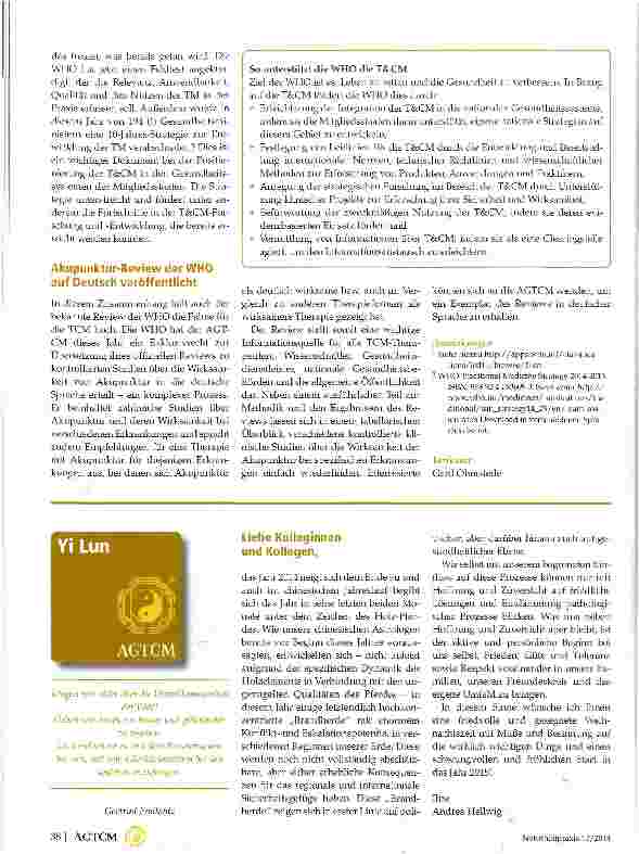 Vorschauseite 2: WHO setzt auf Traditionelle Medizin