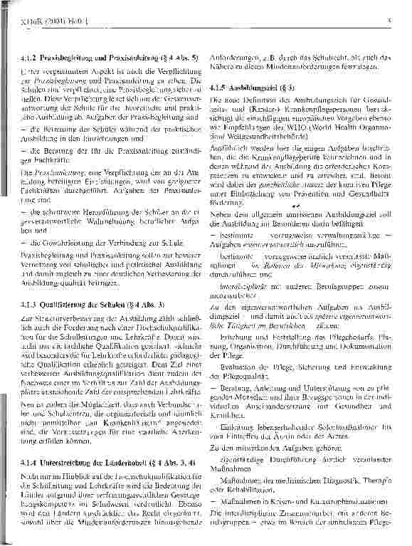 Vorschauseite 3: Das neue Ausbildungsrecht für Pflegeberufe